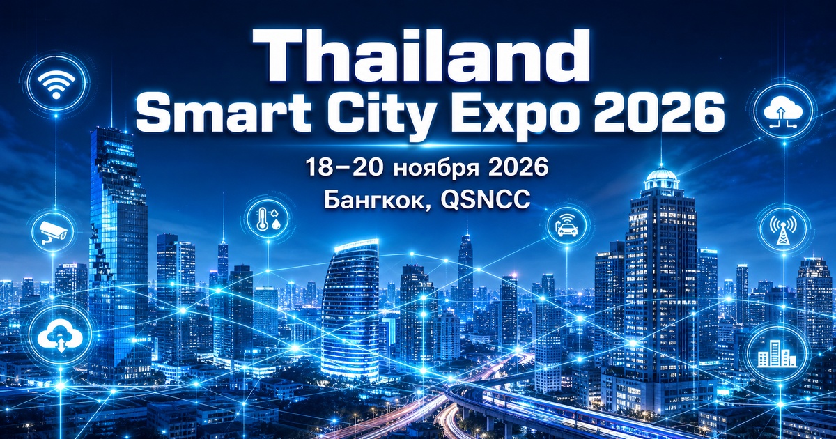 Thailand Smart City Expo 2026: выставка технологий умных городов в QSNCC, Бангкок